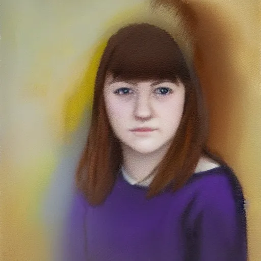 Prompt: https://s.mj.run/SVF9-OTU880 https://artbreeder.b-cdn.net/imgs/e304bf5b490f19c85cd53281a2de.jpeg portrait of a welsh teenage girl with dark brown hair, glowing skin, delicate features, amelie poulain, fantasy, intricate, elegant, dress shirt, highly detailed, digital painting, artstation, concept art, smooth, sharp focus, illustration, art by Krenz Cushart and Artem Demura and alphonse mucha