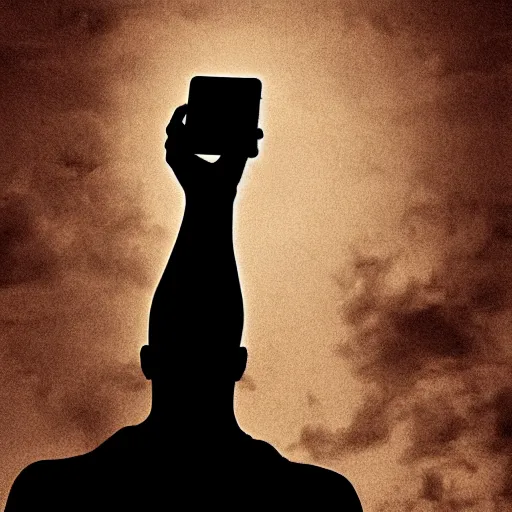 Prompt: the last selfie ever taken, digital art, dramatic lighting