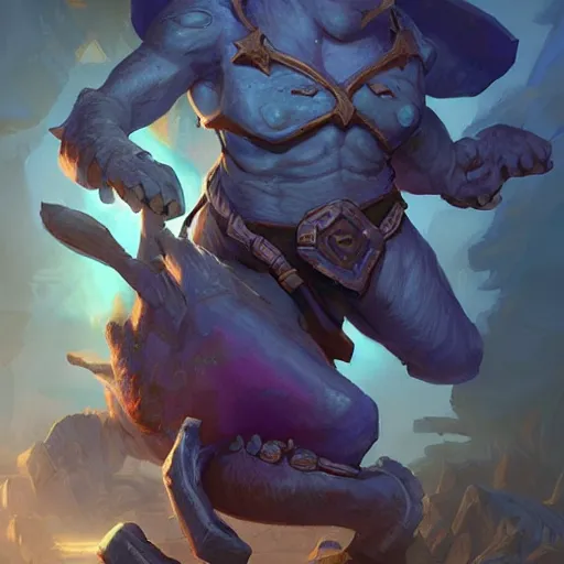 Image similar to blue turtle murlock hybrid, hearthstone art style, epic fantasy style art by Craig Mullins, fantasy epic digital art, epic fantasy card game art by Greg Rutkowski