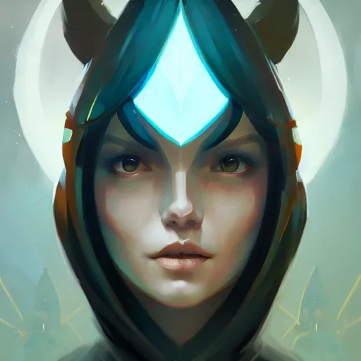 Image similar to a symmetrical portrait by pete mohrbacher and greg rutkowski and wlop and artgerm, digital art, unreal engine 5, trending on artstation, deviantart, pinterest, rule of thirds, 4 k uhd image