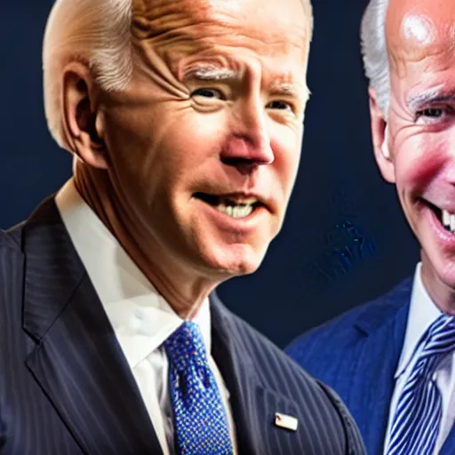 Prompt: a ghost looking like joe biden