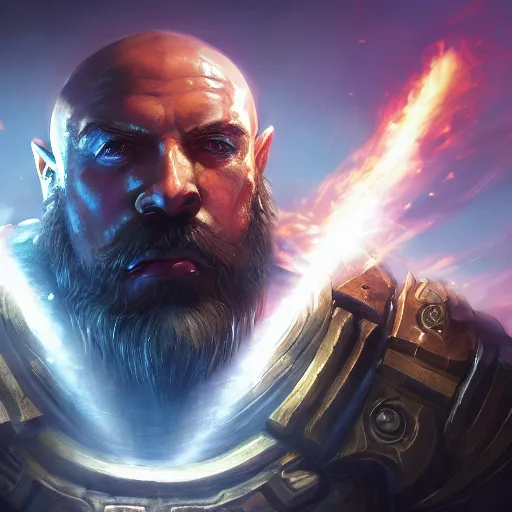 Prompt: portrait of babylon high priest, league of legends amazing splashscreen artwork, gears of war, splash art, natural light, elegant, photorealistic facial features, intricate, fantasy, detailed face, atmospheric lighting, anamorphic lens flare, cinematic lighting, league of legends splash art, hd wallpaper, ultra high details by greg rutkowski