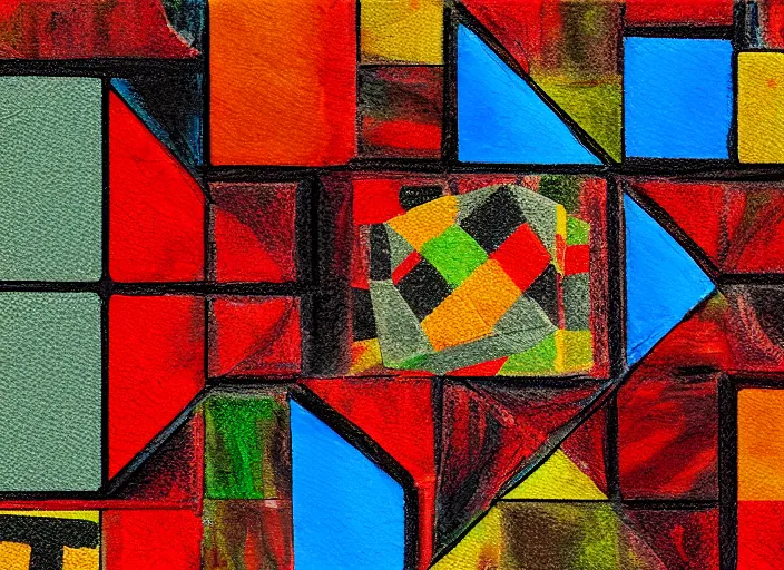 Image similar to texture of a rubix cube, scrambled