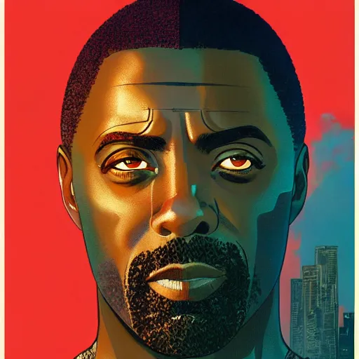 Prompt: idris elba portrait as manga girl, realistic shaded perfect face, fine details. anime. realistic shaded lighting poster by ilya kuvshinov katsuhiro otomo ghost - in - the - shell, magali villeneuve, artgerm, jeremy lipkin and michael garmash and rob rey