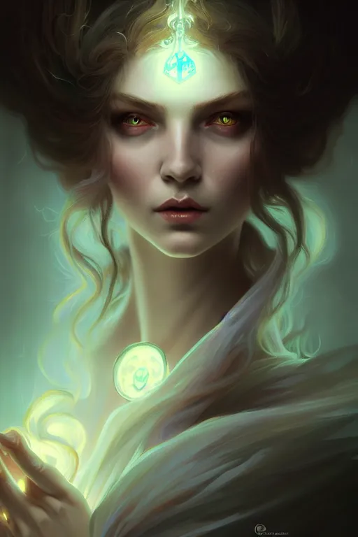 Image similar to photography alexey gurylev, ghostly ghost, mysterious, deep focus, d & d, fantasy, complex, elegant, highly detailed, digital painting, artstation, concept art, matte, clear focus, illustration, hearthstone, artgerm art, greg rutkovsky and alphonse mucha