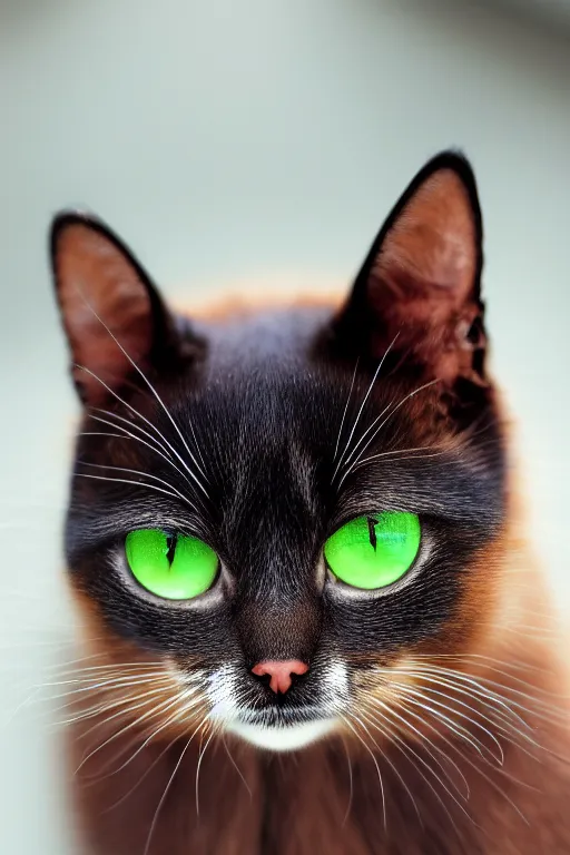 Prompt: photo of a cute cat with big cute eyes, silky fur in Kurama Sage Mode, photo, real life, realistic, 8K, HDR, high quality, high resolution, lossless, photorealistic, Hi-Res, epic