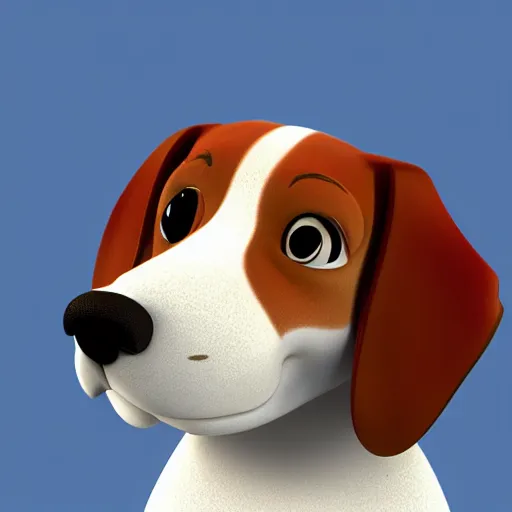 Prompt: 3D animated angry beagle, 4K resolution HD, disney pixar