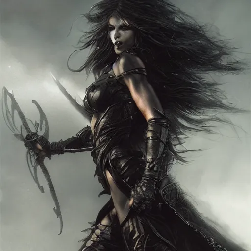 JEStockArt - Supernatural - Shadow Warrior Woman With Dark