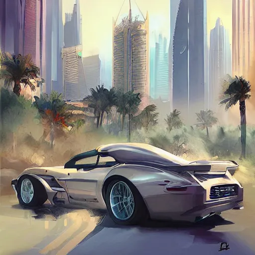 Image similar to gta : dubai by krenz cushart