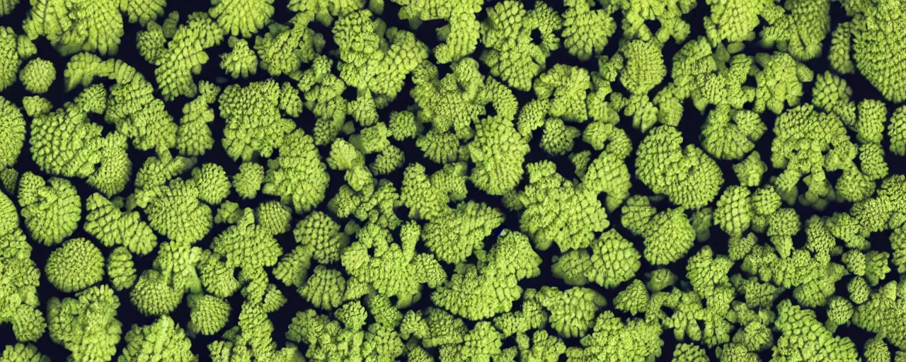 Prompt: city made of romanesco broccoli, close up, depth of field, photorealistic