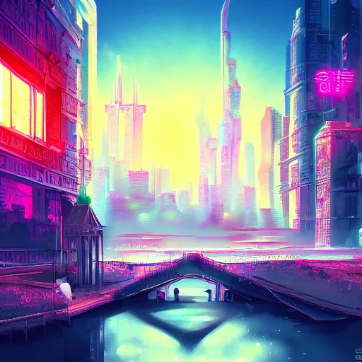 Image similar to ancient cityscape, retrowave epic art, trending on art station