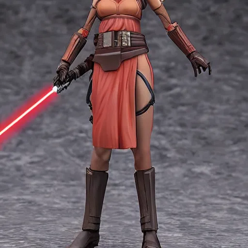 Image similar to a revan ( from star wars legends ) highly detailed kotobukiya artfx bishoujo statue