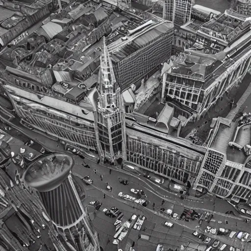 Prompt: Manchester. Award winning hyper detailed photorealistic 50 mm