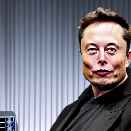 Prompt: Elon Musk as a Borg from Star Trek, Photograph