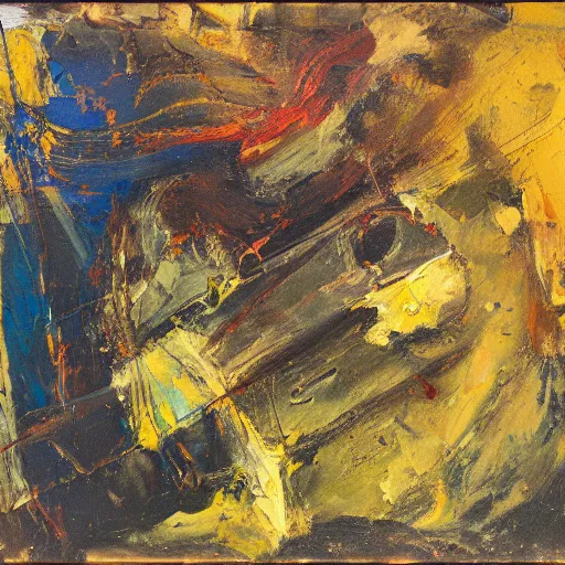 Image similar to oil paint impasto, deep under water, looking up, air bubbles, multi layered thick brush marks, some splattered paint, in the style frank auerbach and redon