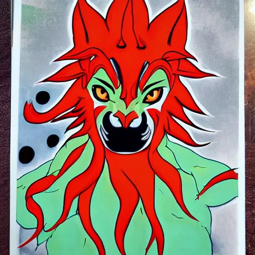 Prompt: Kurama 🎨🖌️