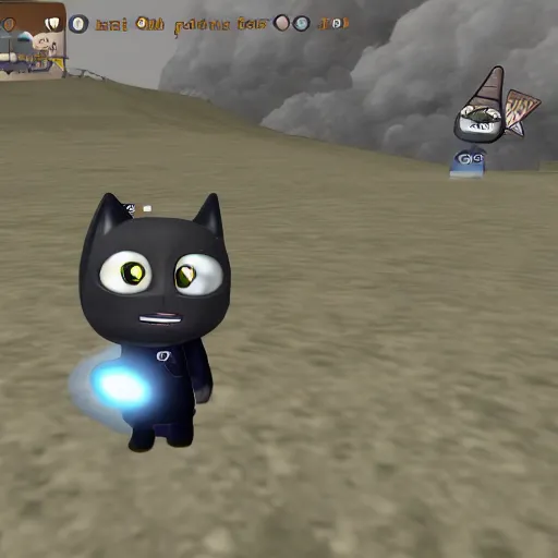 Prompt: kerbal space program cat mod