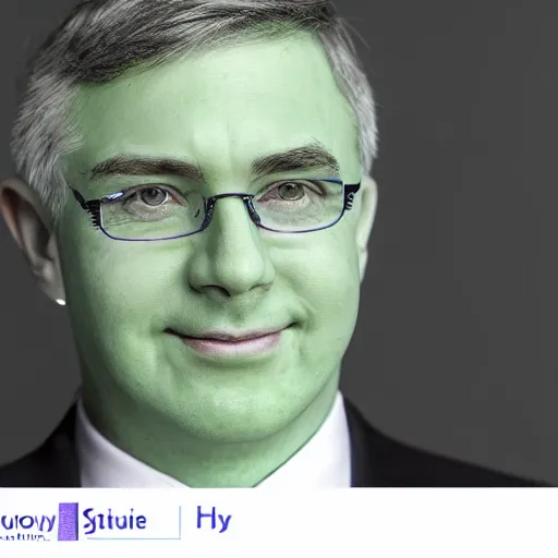 Prompt: augustus aloysius corporate portrait, senior sales marketing acquisitions ceo executive vp, purple green color scheme, professional studio lighting, hyperreal detailed lifelike facial features, corporate portraiture photographed by james robinson