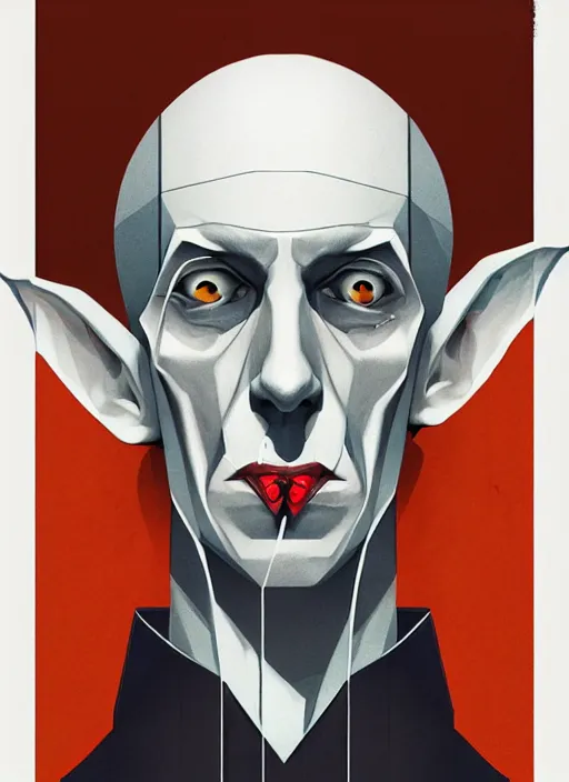 Prompt: symmetry!! portrait of nosferatu by sachin teng, organic, cables, matte painting, geometric shapes, hard edges! graffiti, street art