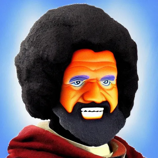 Image similar to sith lord bob ross