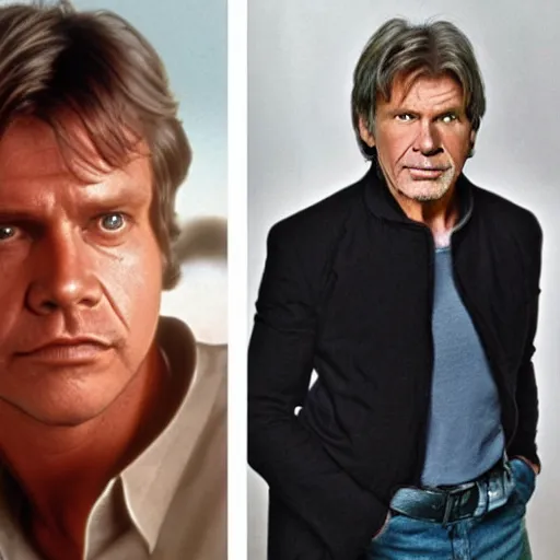 Image similar to mark hamill mixed with harrison ford