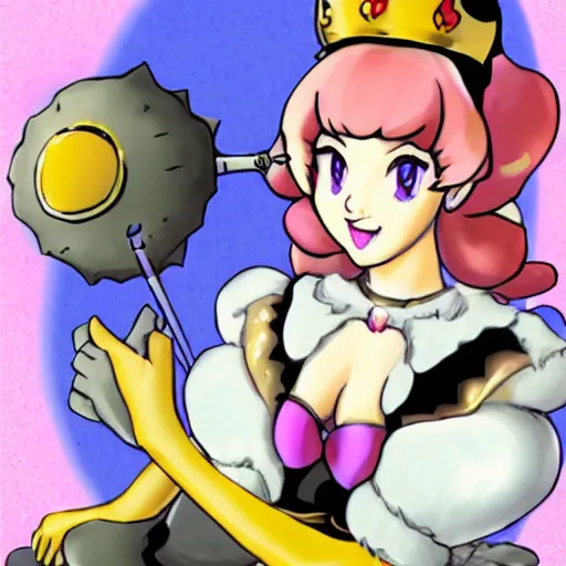 Image similar to princess peach as a catgirl
