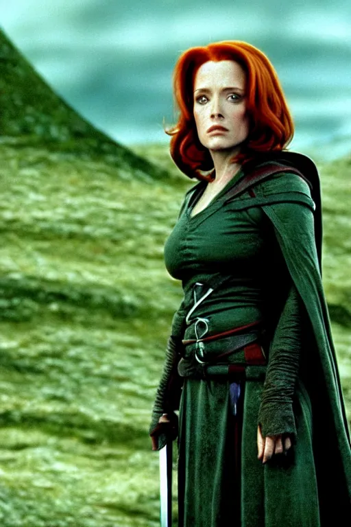 Image similar to dana scully in lord of the rings : the two towers ( 2 0 0 2 )