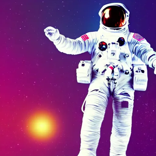 Image similar to an astronaut moonwalk dancing on the moon, kpop style colors, smokey background, still cut