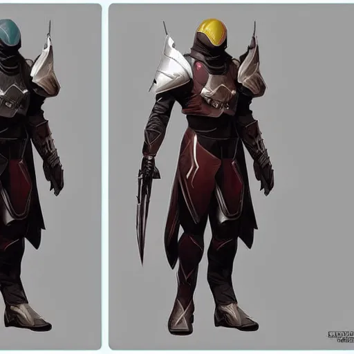 Image similar to destiny 2 concept armor for male, character portrait, realistic, cg art, artgerm, greg rutkowski