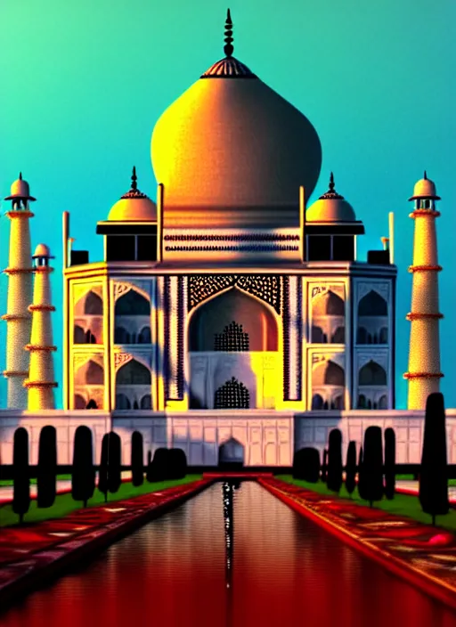 Prompt: destroyed taj mahal, hyperdetailed, artstation, cgsociety, 8 k ultra hd