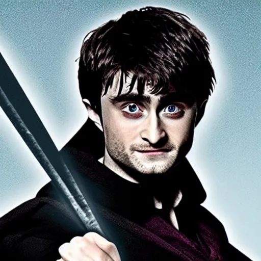 Image similar to Daniel Radcliffe as a Sith Lord