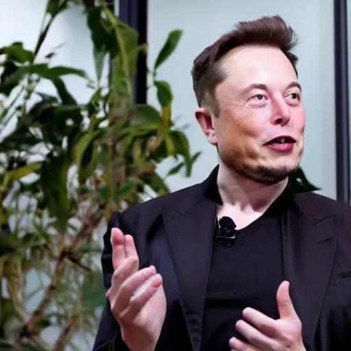 Image similar to elon musk living in a computer simulation