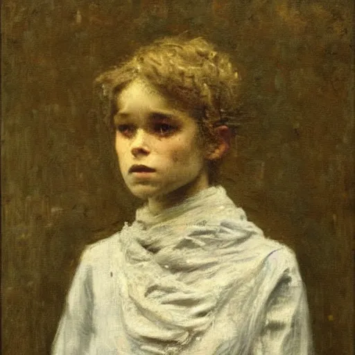 Image similar to surviver by alfred stevens