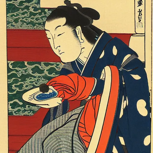 Prompt: Lalo Salamanca ukiyo-e highly detailed