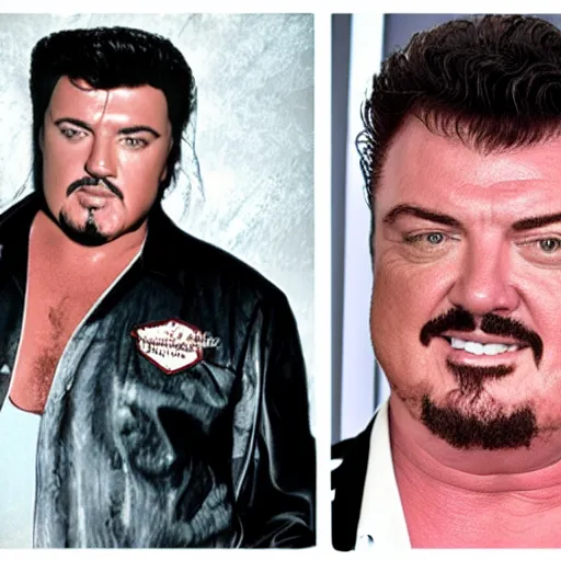 Prompt: robb wells is elvis pressley