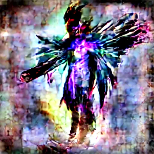 Image similar to cyber dragon angel pimp