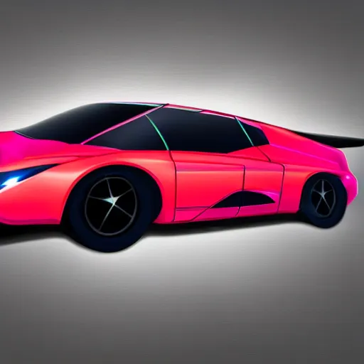 Image similar to Synthwave sports car