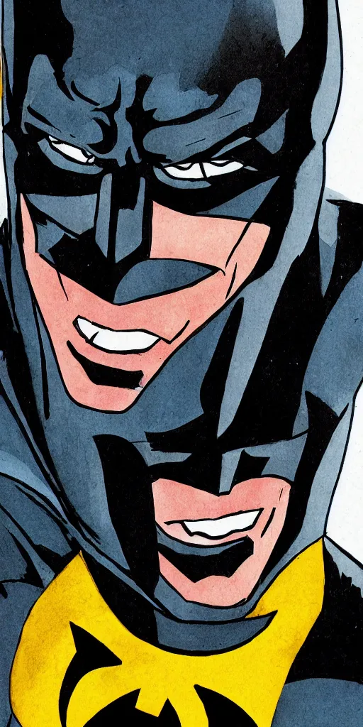 Image similar to Close-up portrait of the the batman.