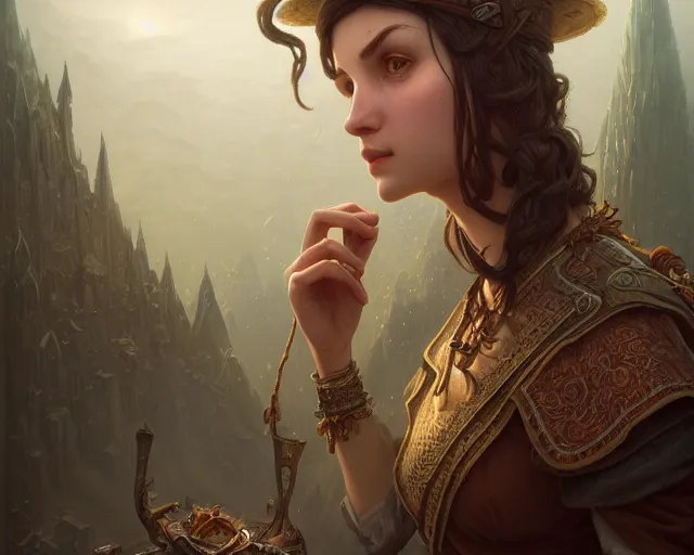 Image similar to photography of dariusz klimczak, deep focus, d & d, fantasy, intricate, elegant, highly detailed, digital painting, artstation, concept art, matte, sharp focus, illustration, hearthstone, art by artgerm and greg rutkowski and alphonse mucha