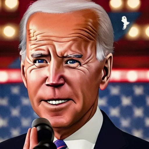 Image similar to joe biden in a wes anderson film, hyper detailed, 8 k,