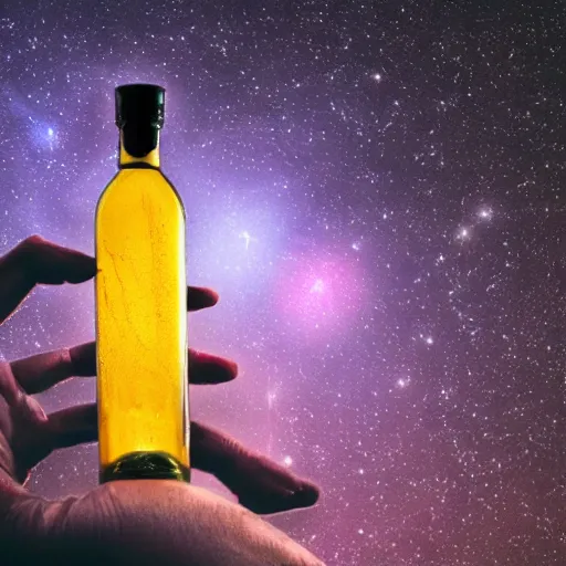 Image similar to the universe contained within a bottle