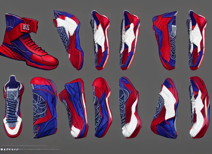 Prompt: basketball sneakers concept of doctor strange, trending on artstation, smooth, sharp focus