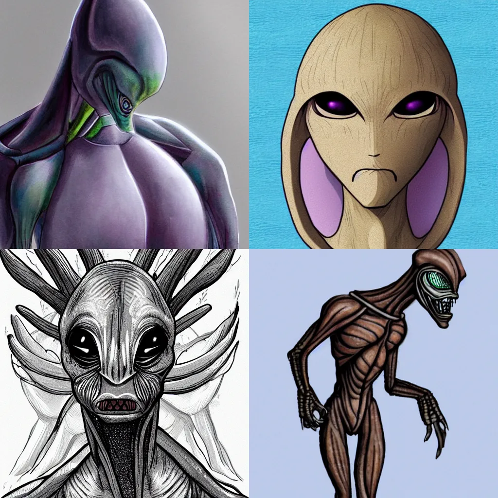 Prompt: random alien species