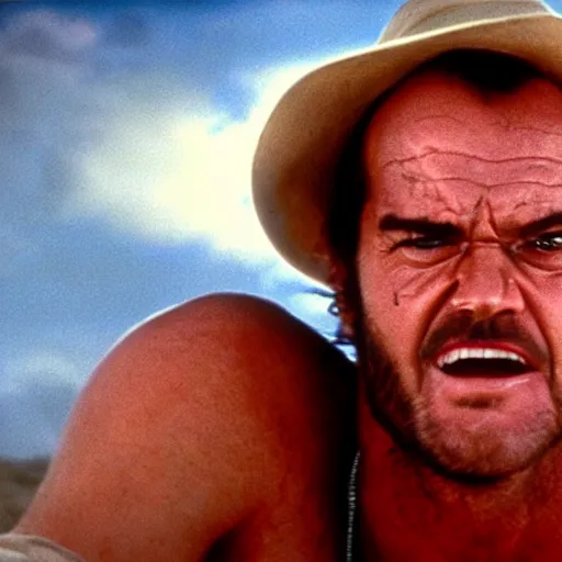 Image similar to jack nicholson as luke in coolhand luke , 8k resolution, full HD, cinematic lighting, award winning, anatomically correct