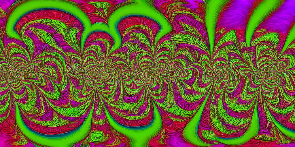 Prompt: equirectangular 3 6 0 render of psychedelic experience, intricate fractal detail, incredibly beautiful