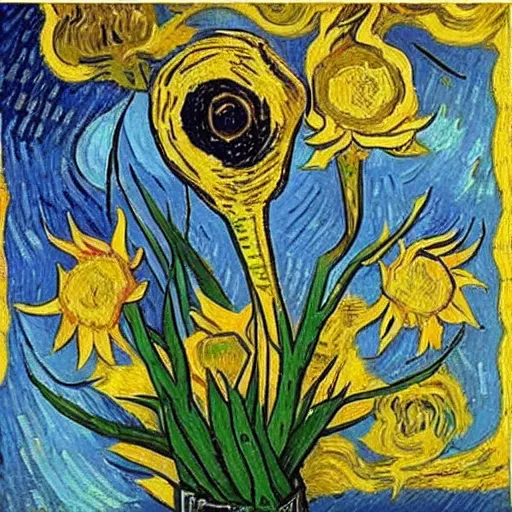 Prompt: “an ace of spades by vincent van gogh”