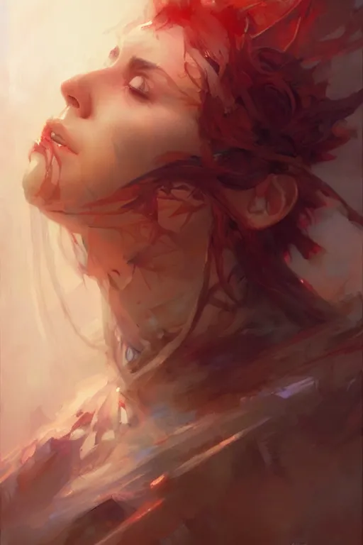 Prompt: Portrait of Ego Death, by Ruan Jia and Mandy Jurgens and Artgerm and Andreas Rocha and Greg Rutkowski