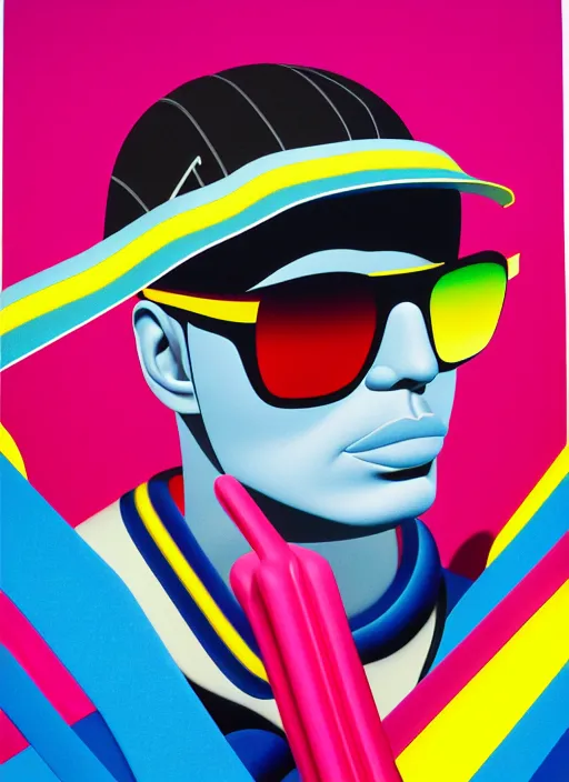 Prompt: balenciaga shades ad by shusei nagaoka, kaws, david rudnick, airbrush on canvas, pastell colours, cell shaded, 8 k, serien, moloe, mondoe, demesio, monteige, 3 ek, morettonim, derelio