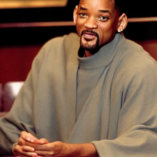 Image similar to will smith is on the jedi council