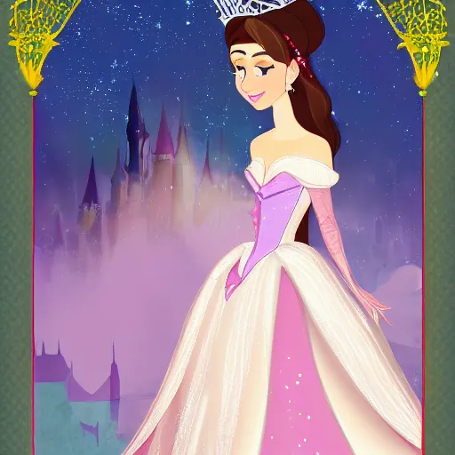 Image similar to a beautiful princess